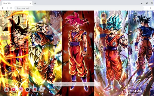 Download Goku Live Wallpaper Terbaru – Tema Anime HD Gratis - Screenshot 3