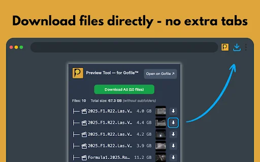 PrevTool: Download & Preview Gofile Tercepat – Unduh Gratis - Screenshot 4