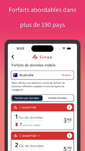 Download Simeo eSIM – Internet Murah & Mudah untuk Travel - Screenshot 8