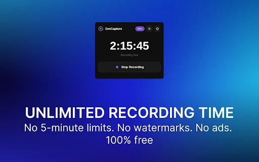 Screen Recorder Gratis Tanpa Watermark & Batas Waktu – ZenCapture - Screenshot 1