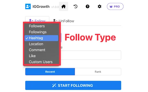 IG Growth: Auto Follow Instagram Terbaik untuk Organik - Screenshot 1