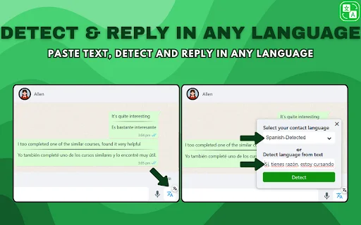 WhatsApp Web Translator: Terjemahkan Pesan WhatsApp Instan - Screenshot 5