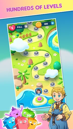 Download Gems Blast – Match Puzzle Terbaru – Game Teka-teki Seru - Screenshot 12