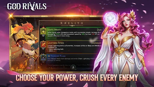 Download God Rivals: RPG Roguelike Terbaru – Aksi Fantasi Gelap - Screenshot 9