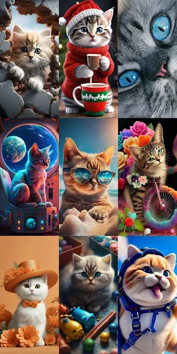 Download Cute Cat Wallpapers Terbaru – Wallpaper Kucing Lucu Gratis - Screenshot 17