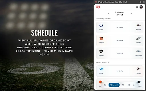 Download NFL Live Hub Terbaru – Skor & Statistik NFL Gratis - Screenshot 2