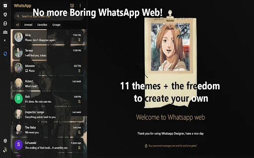 Download Whatsapp Web Designer Terbaru – Kustomisasi Chat Gratis - Screenshot 1
