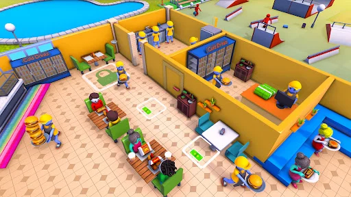 Download Idle Burger Shop: Cafe Tycoon Terbaru – Game Restoran - Screenshot 22
