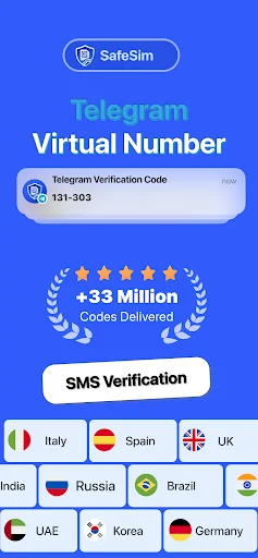 Download SafeSim – Nomor Virtual SMS & Verifikasi Instan - Screenshot 17