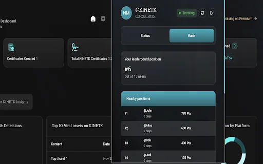Download KINETK IP Network Terbaru – Lindungi Kreator & Raih Rewards - Screenshot 3