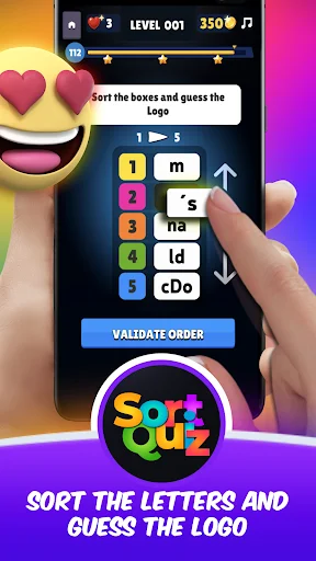 Download Logomania 3 Sort Quiz Words Terbaru – Game Tebak Logo Seru - Screenshot 9