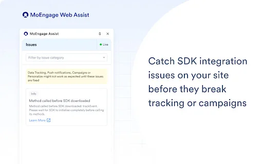Download MoEngage Assist – Debug SDK Web Terbaik & Gratis - Screenshot 1