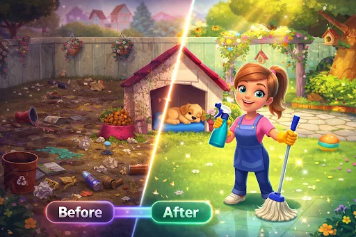 Download House Cleaning: Girl Cleanup – Game Membersihkan Rumah - Screenshot 4