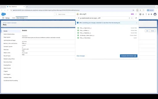 Download Gearset Extension Terbaru – Lacak Salesforce Real-time - Screenshot 1