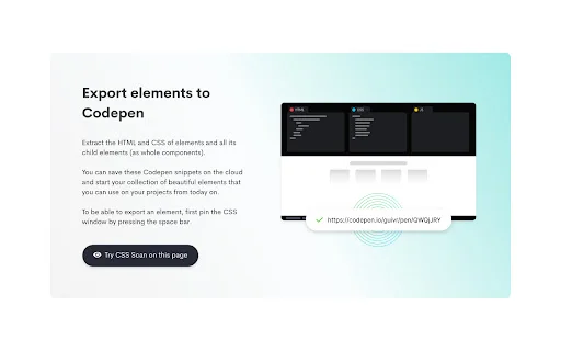 Download CSS Scan Terbaru – Inspect & Copy CSS Instan - Screenshot 3