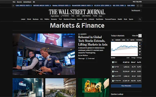 Download WSJ Elegant Dark Mode – Mode Gelap Nyaman di Mata - Screenshot 3