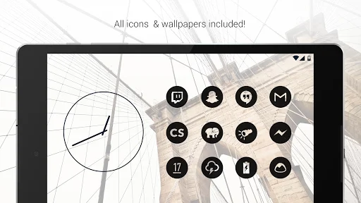 Download Dark Void – Black Circle Icons Terbaru – Kustomisasi HP - Screenshot 7