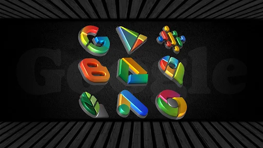 Download Auric Dark – 3D Icon Pack Terbaru – Ikon Premium AMOLED - Screenshot 9