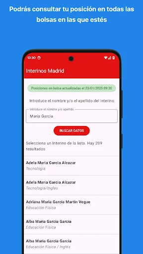 Unduh Interinos Madrid. Educación Terbaru – Pantau Posisi Anda - Screenshot 8