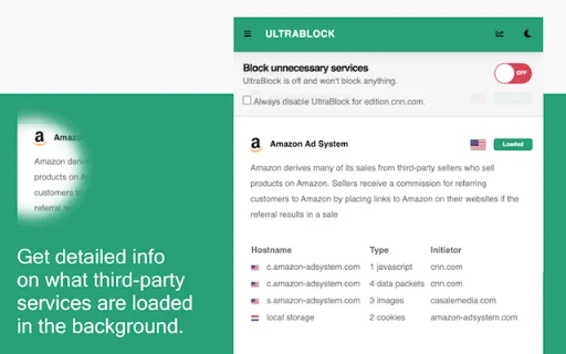 UltraBlock: Adblock & Privasi Terbaik untuk Browser Anda - Screenshot 3