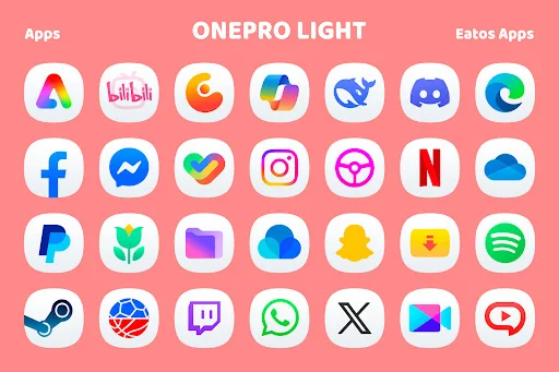 Download OneLight 8 – Icon Pack Terbaru – Ikon Estetik Gratis - Screenshot 10