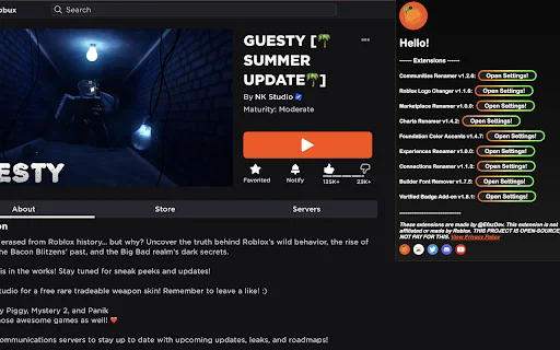 Download Efaz’s Roblox Extension Terbaru – Kustomisasi Roblox Lengkap - Screenshot 4