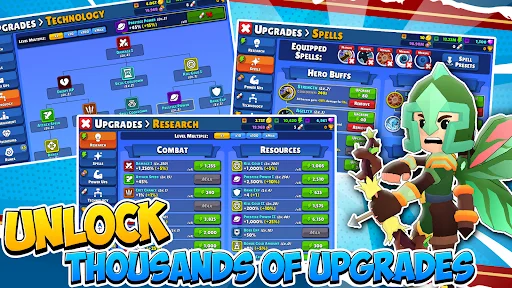 Download Idle Hero TD Terbaru – Game Strategy RPG Offline - Screenshot 3