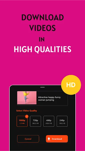 Vidflex – Download Video HD Tercepat & Gratis di Android - Screenshot 2