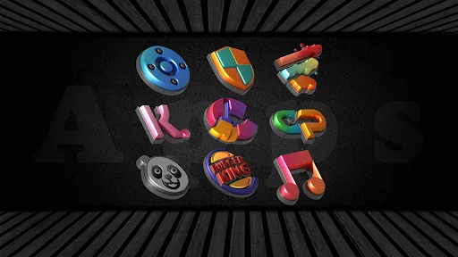 Download Auric Dark – 3D Icon Pack Terbaru – Ikon Premium AMOLED - Screenshot 23
