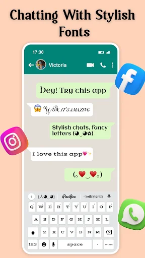 Stylish Text & Keyboard: Font Keren & Tema Keyboard Gratis - Screenshot 11