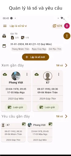 Download Lập Lá Số Tử Vi Terbaru – Kelola Horoskop & Astrologi - Screenshot 1