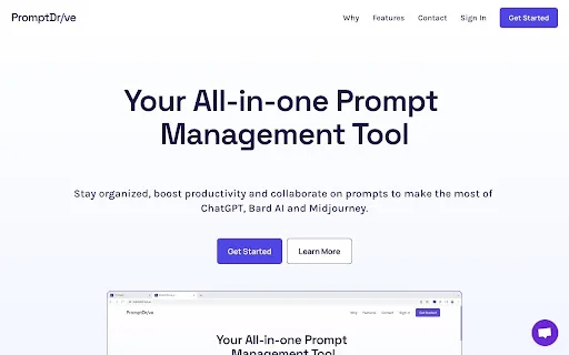 PromptDrive: Kelola Prompt AI Anda dengan Mudah dan Efisien - Screenshot 1