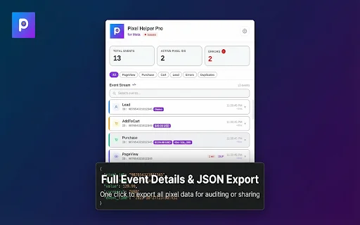 Download Meta Pixel Helper Pro – Debug Event Facebook Terbaik - Screenshot 4