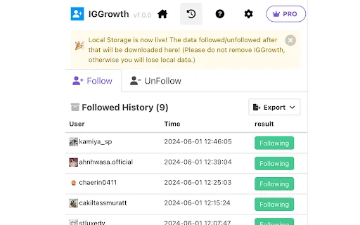 IG Growth: Auto Follow Instagram Terbaik untuk Organik - Screenshot 3