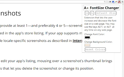 Download A+ FontSize Changer – Ubah Ukuran Font Gratis - Screenshot 1