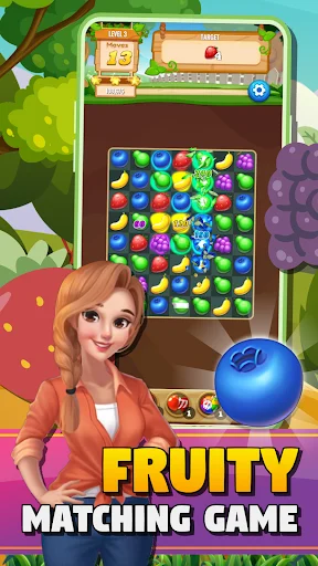 Download Sweet Fruit Match Puzzle Blast Gratis – Game Puzzle Seru - Screenshot 8