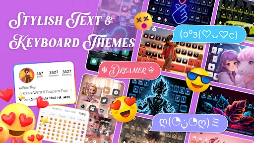 Stylish Text & Keyboard: Font Keren & Tema Keyboard Gratis - Screenshot 25