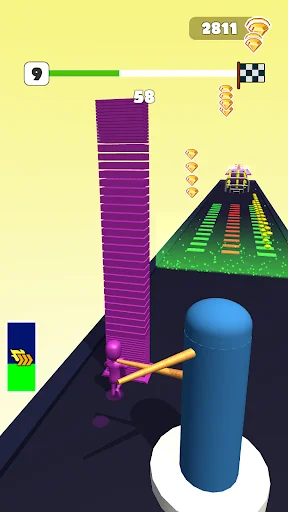 Download Color Pillar: Stack Game Terbaru – Bangun Menara Seru - Screenshot 18