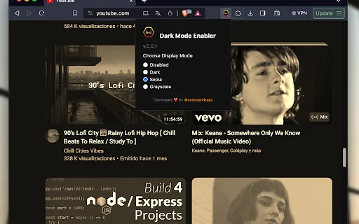 Dark Mode Enabler: Aktifkan Mode Gelap di Semua Website Terbaru - Screenshot 4
