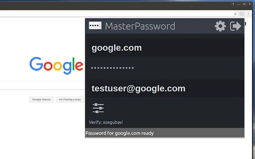MasterPassword untuk Chrome – Kelola Kata Sandi Aman & Gratis - Screenshot 1