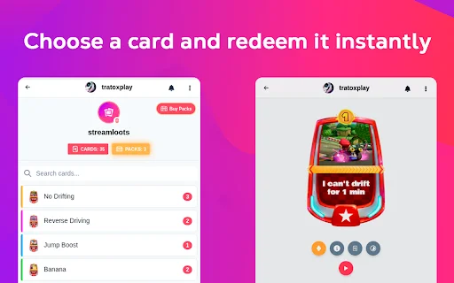 Download Streamloots: Mainkan Kartu Langsung di Browser Anda - Screenshot 3