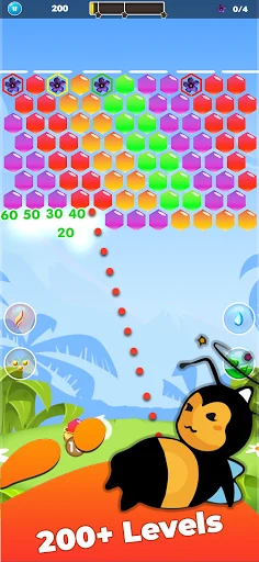 Download Bubble Honey Shooter Terbaru – Game Puzzle Gratis - Screenshot 10