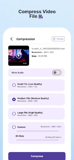 Download Video Compressor – MB to KB Terbaru – Kompres Video Gratis - Screenshot 9