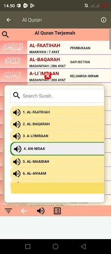 Download Tafsir Jalalain & Terjemah Terbaru – Aplikasi Islami Gratis - Screenshot 4