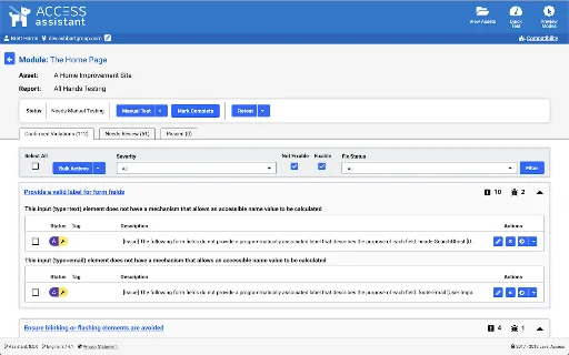 Unduh Access Assistant Terbaru – Uji Aksesibilitas Web Gratis - Screenshot 3