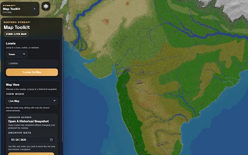 Download EarthMC Dynmap+ Terbaru – Optimalkan Peta Minecraft Anda - Screenshot 1