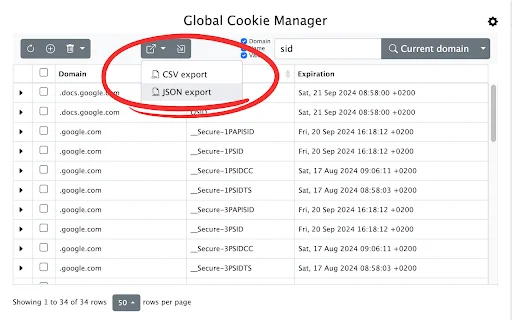 Download Global Cookie Manager Terbaru – Kelola Cookie Gratis - Screenshot 5