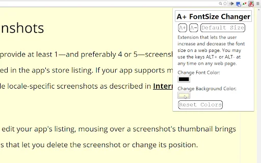 Download A+ FontSize Changer – Ubah Ukuran Font Gratis - Screenshot 2
