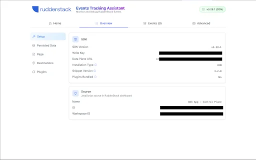 Unduh RudderStack Assistant Terbaru – Debug Event Real-Time - Screenshot 2