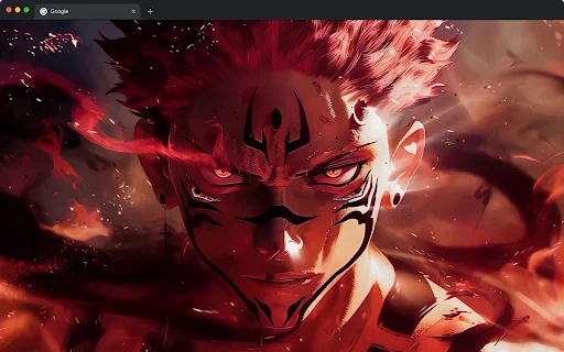 Ryomen Sukuna Live Wallpaper – Kustomisasi Tab Baru Anime - Screenshot 1